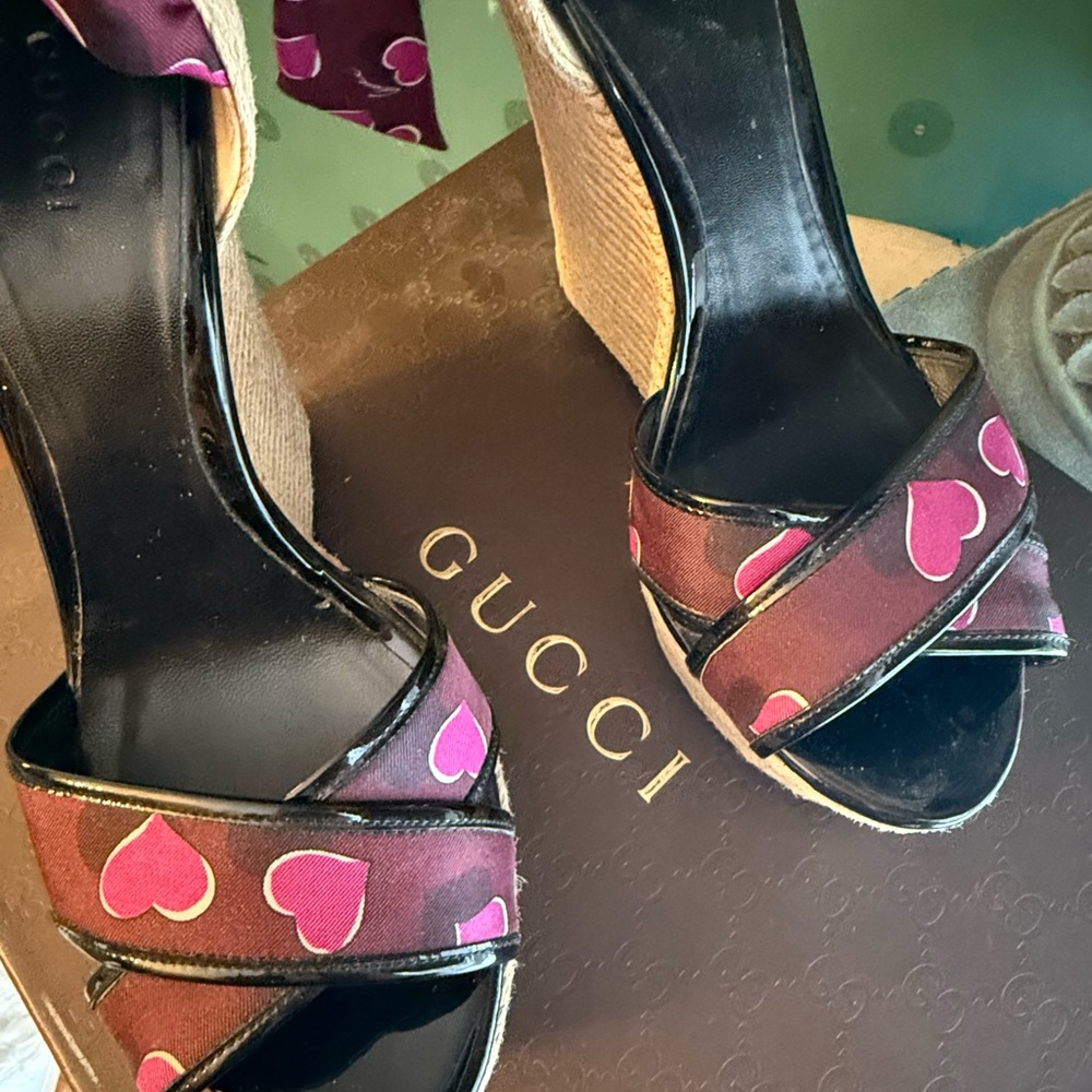 Gucci Espadrille Wedges Lightly Used - Picture 5 of 6